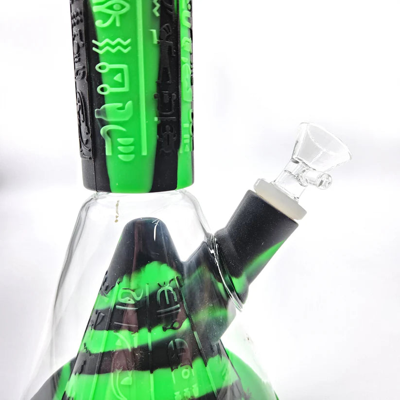 14" Silicone and Glass - Volcano Bong
