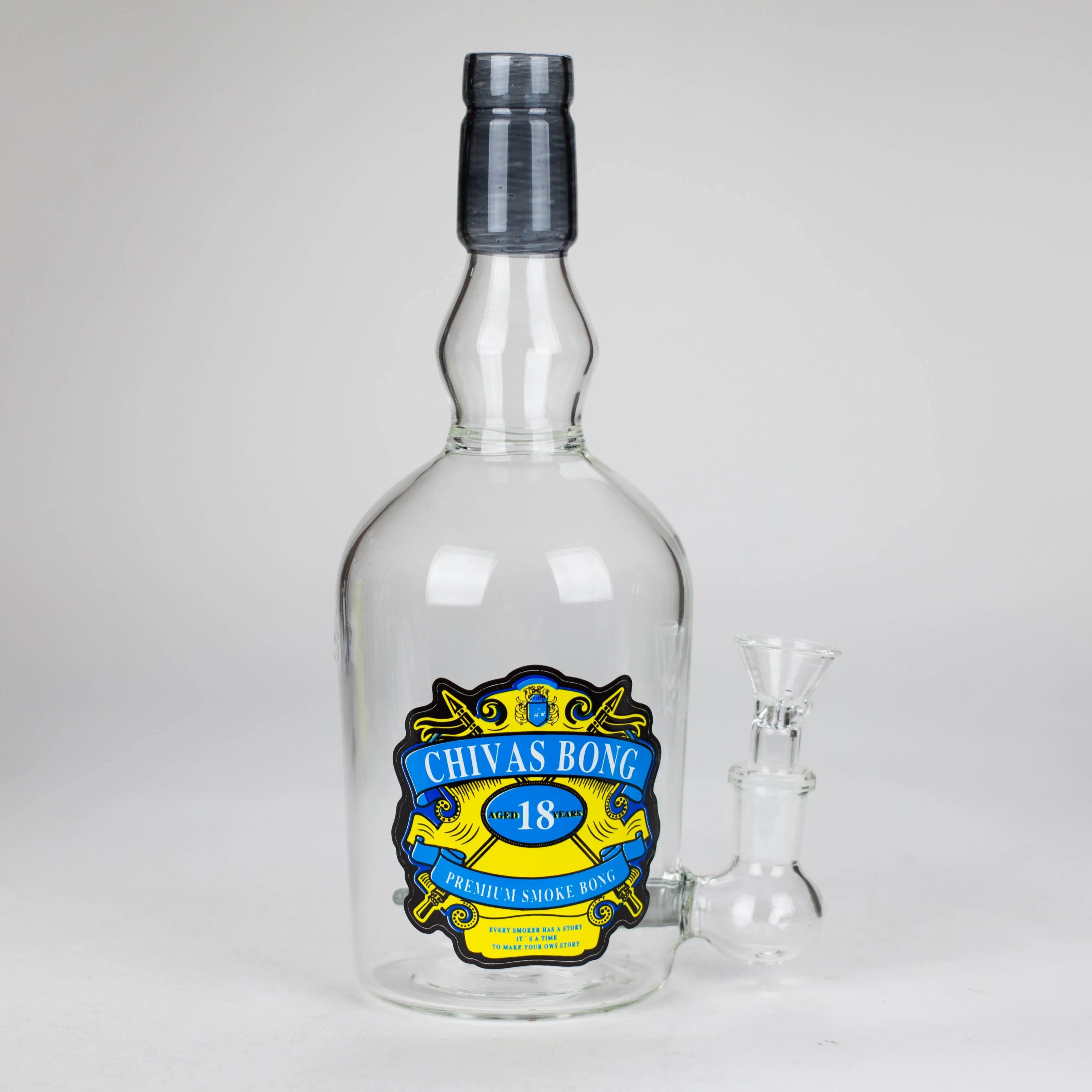 9" Liquor Bottle Theme - Water Pipe (Assorted Designs)