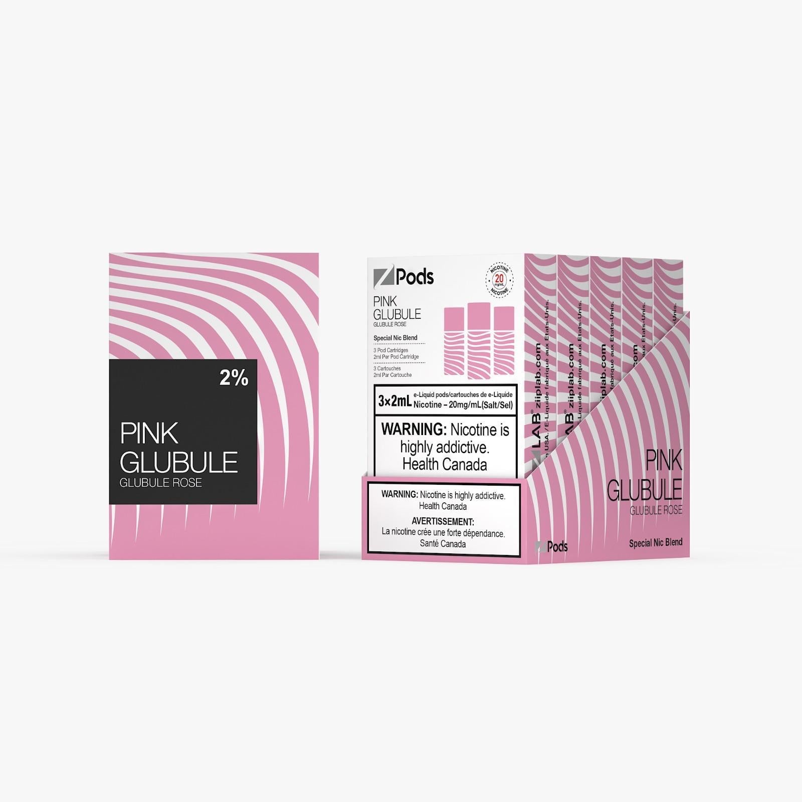 Pink Glubule - Z Pods Special NIC - 20mg - Premium