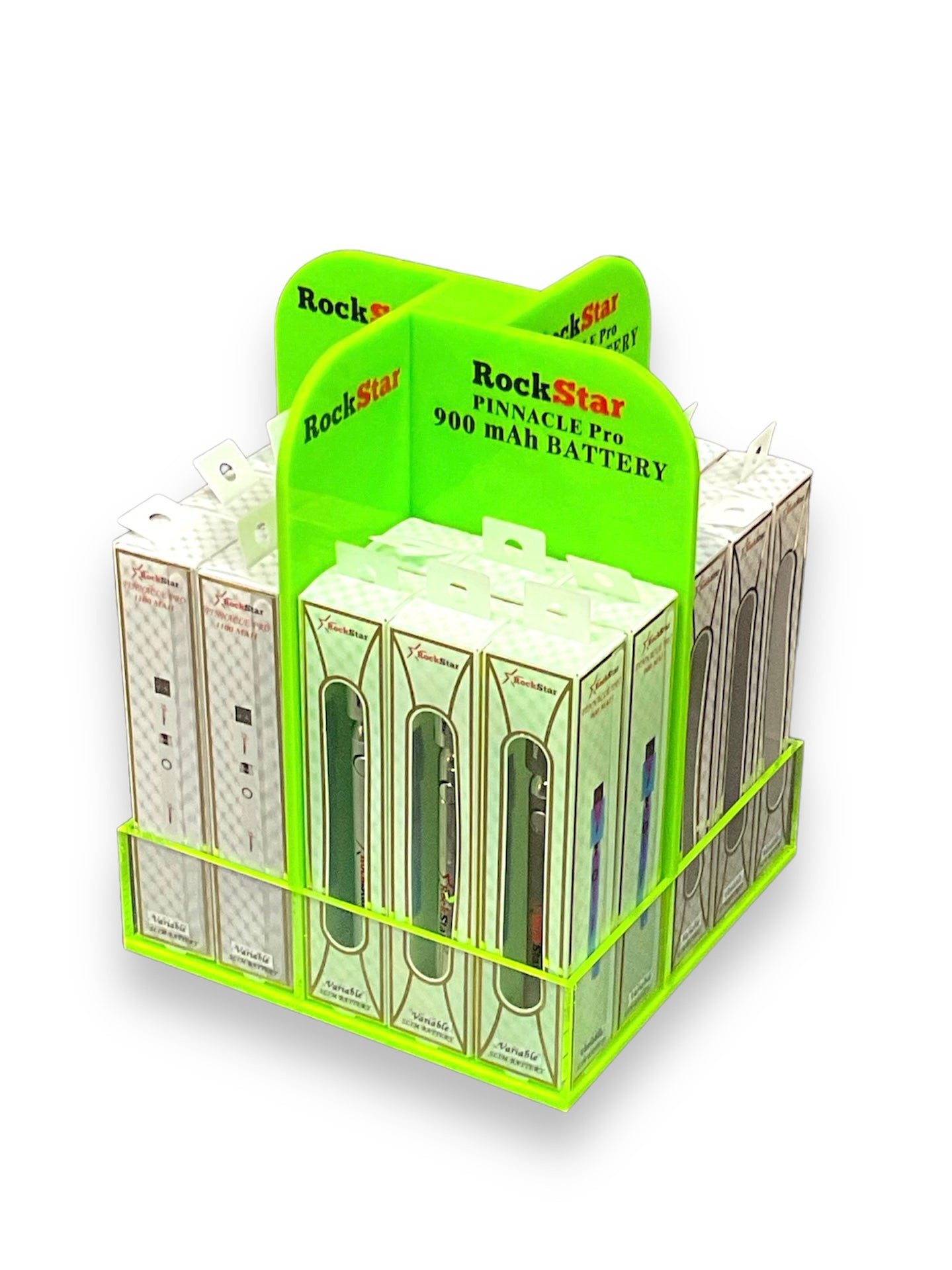 Rockstar Pinnacle Pro 5530 - 900 & 1100mAh - 510 Battery - 24ct