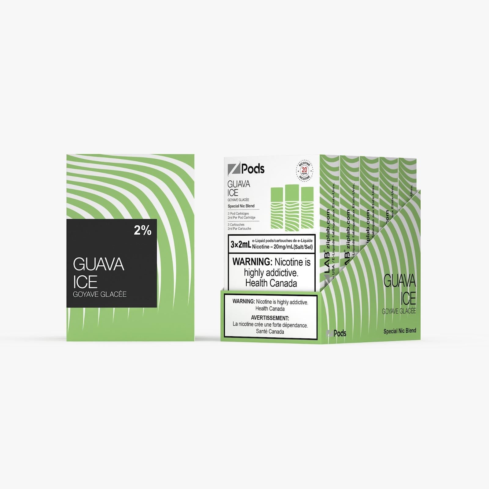 Guava Ice - Z Pods Special NIC - 20mg - Premium