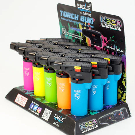 Eagle - Neon Limited Edition - Torch Gun (PT101N) Torch Lighter - 15ct