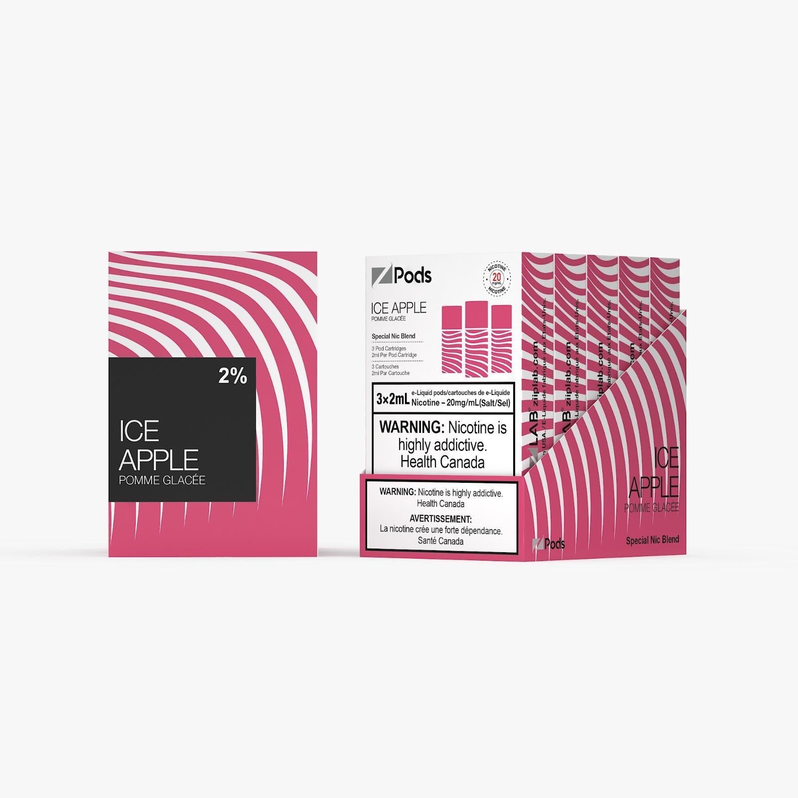 Ice Apple - Z Pods Special NIC - 20mg - Premium