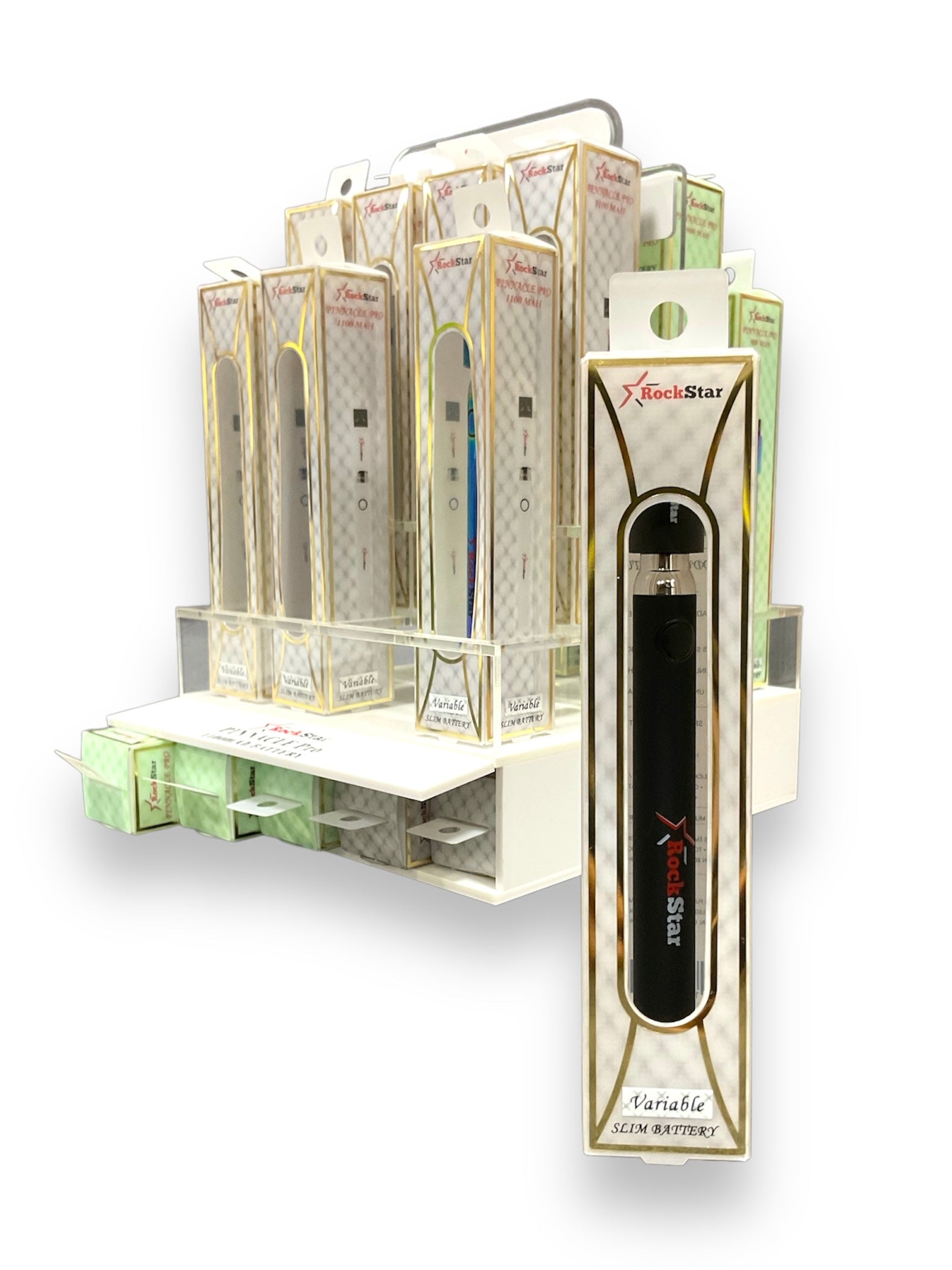 Rockstar Pinnacle Pro 5511 - 900 & 1100mAh - 510 Battery - 21ct