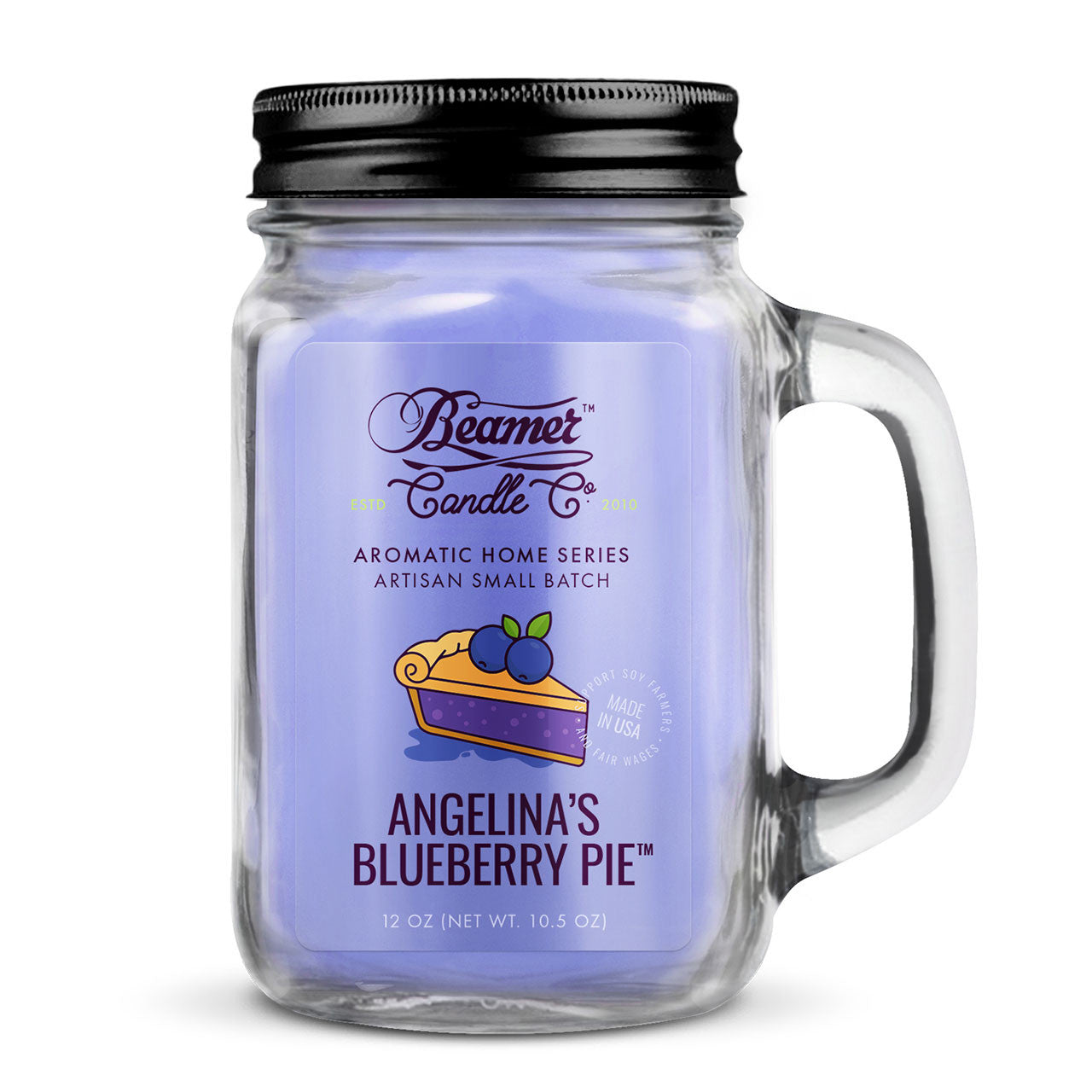 ANGELINA'S BLUEBERRY PIE - BEAMER CANDLE - SMOKE KILLER COLLECTION
