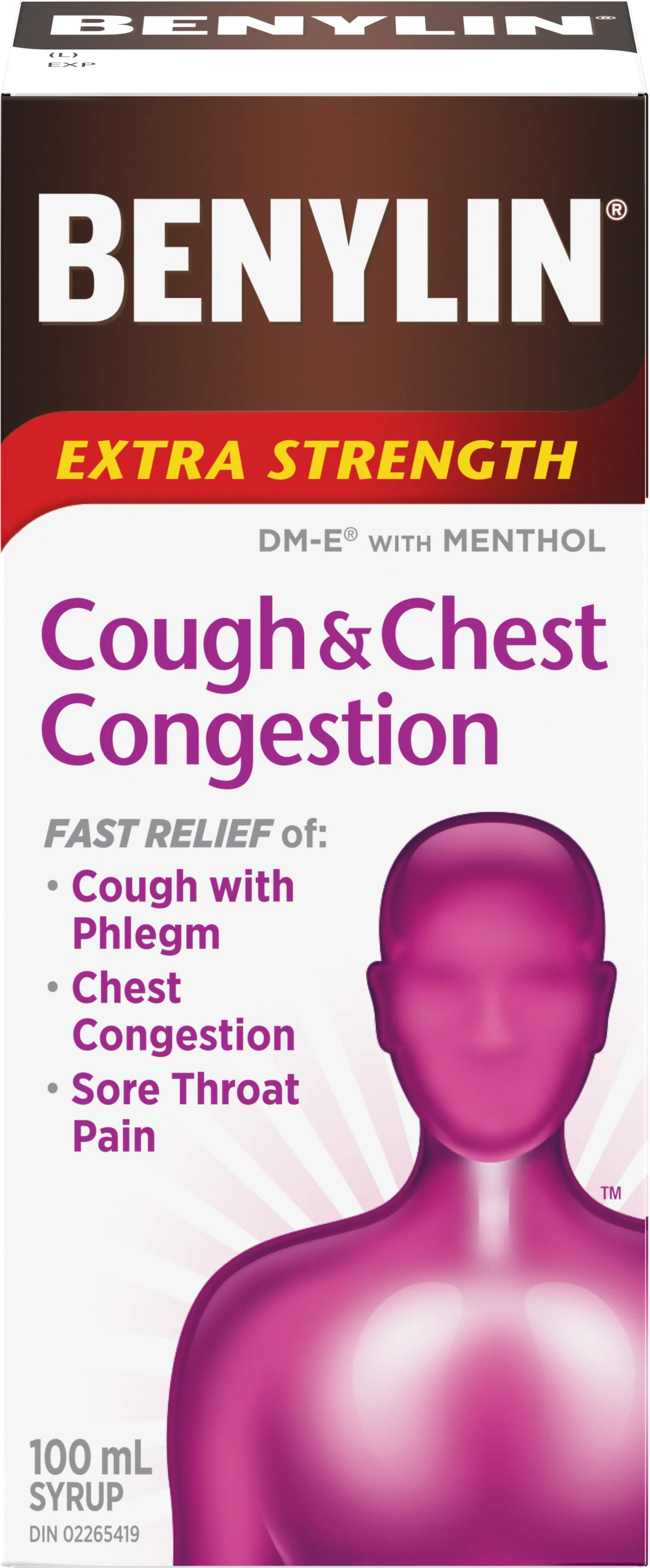 Benylin Extra Strength Cough & chest congestion - Syrup 100mL