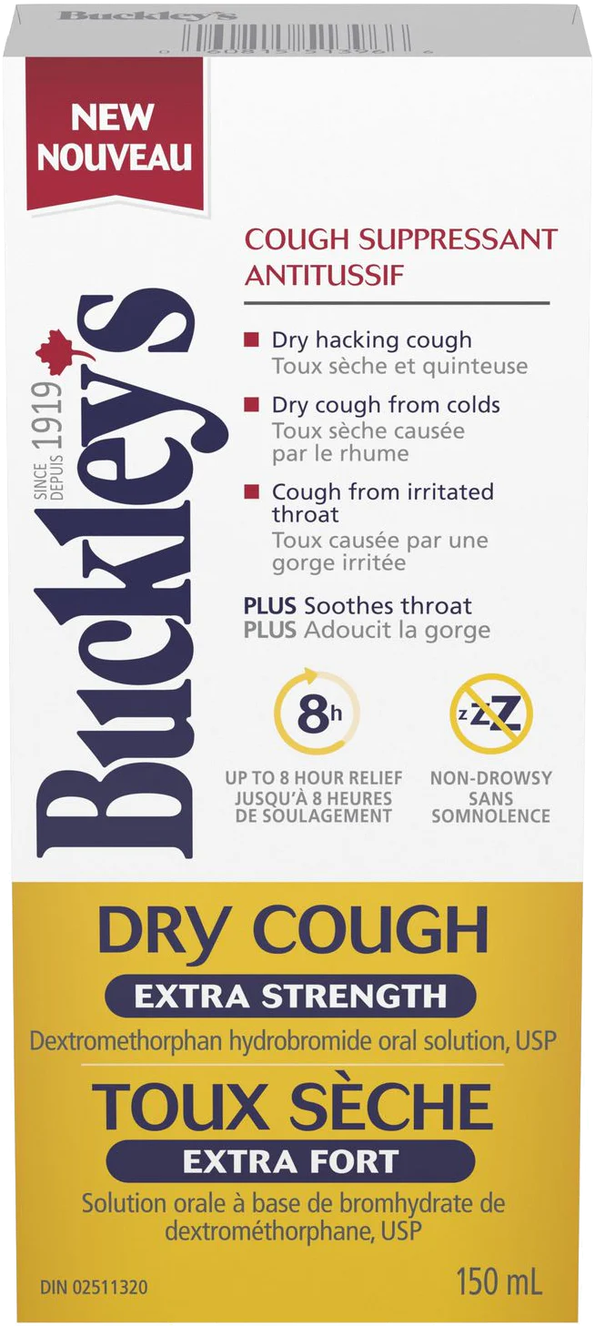 Buckley's Extra Strength Dry Cough Cough Suppressant 150mL