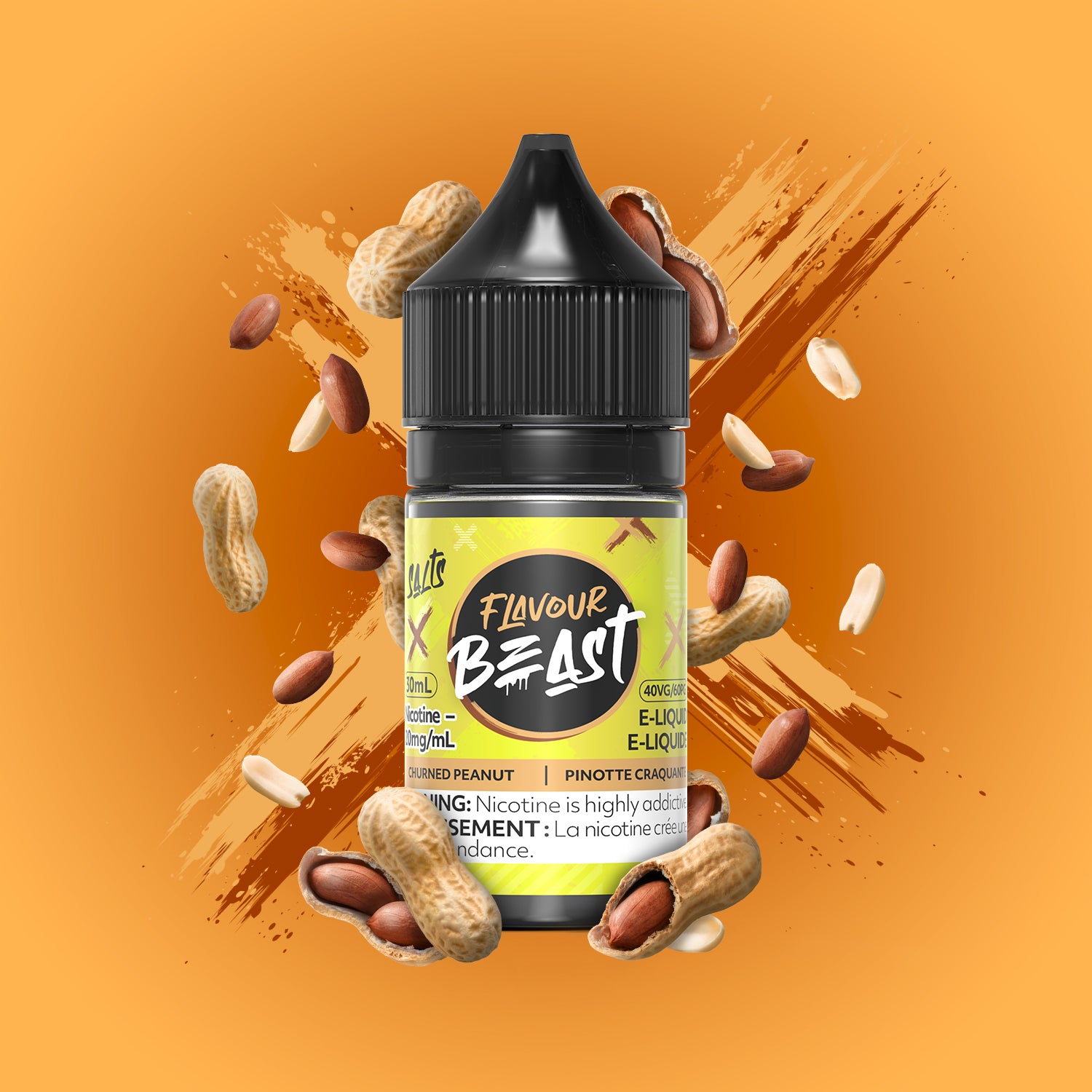 CHURNED PEANUT - Flavour Beast E-Liquid - 30ml - 20mg/ml - EXCISED