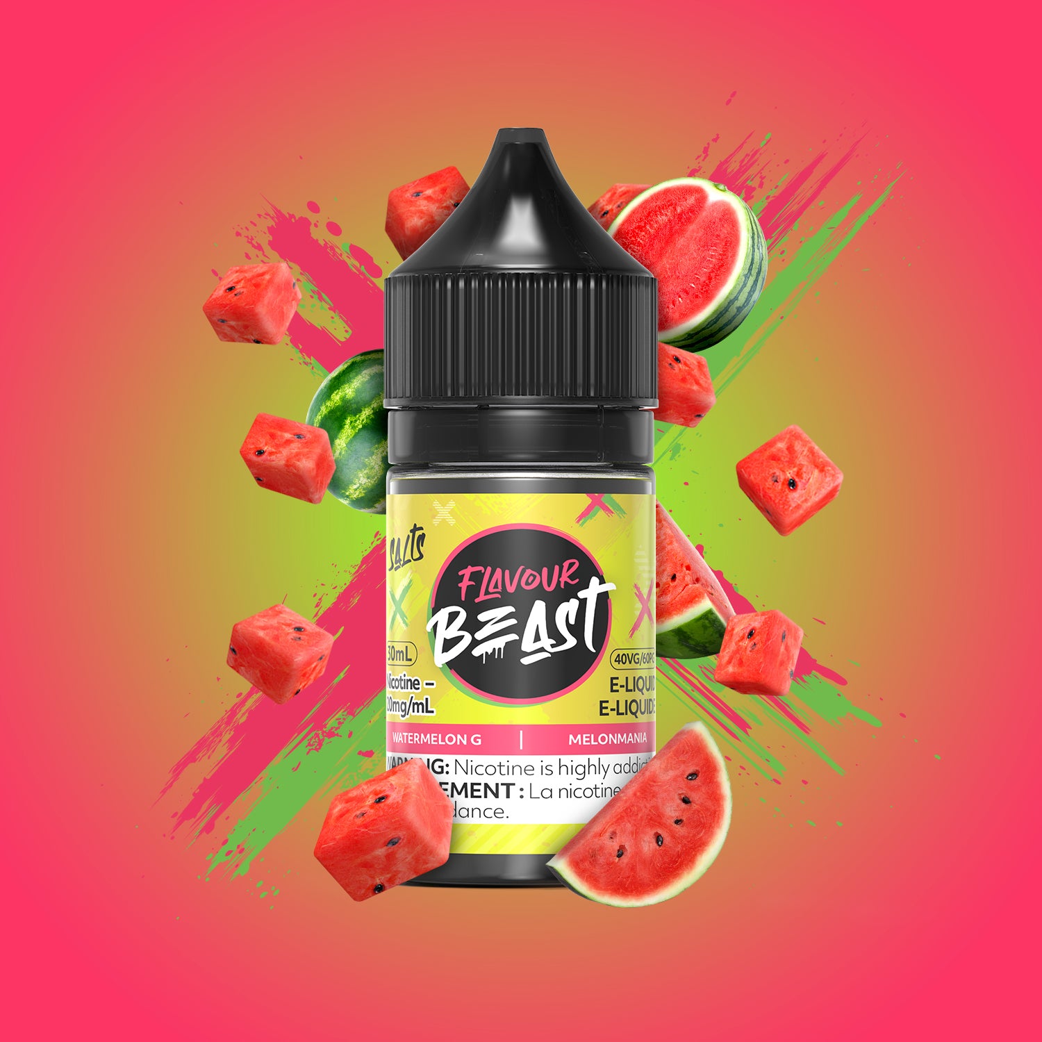 WATERMELON G - Flavour Beast E-Liquid - 30ml - EXCISED