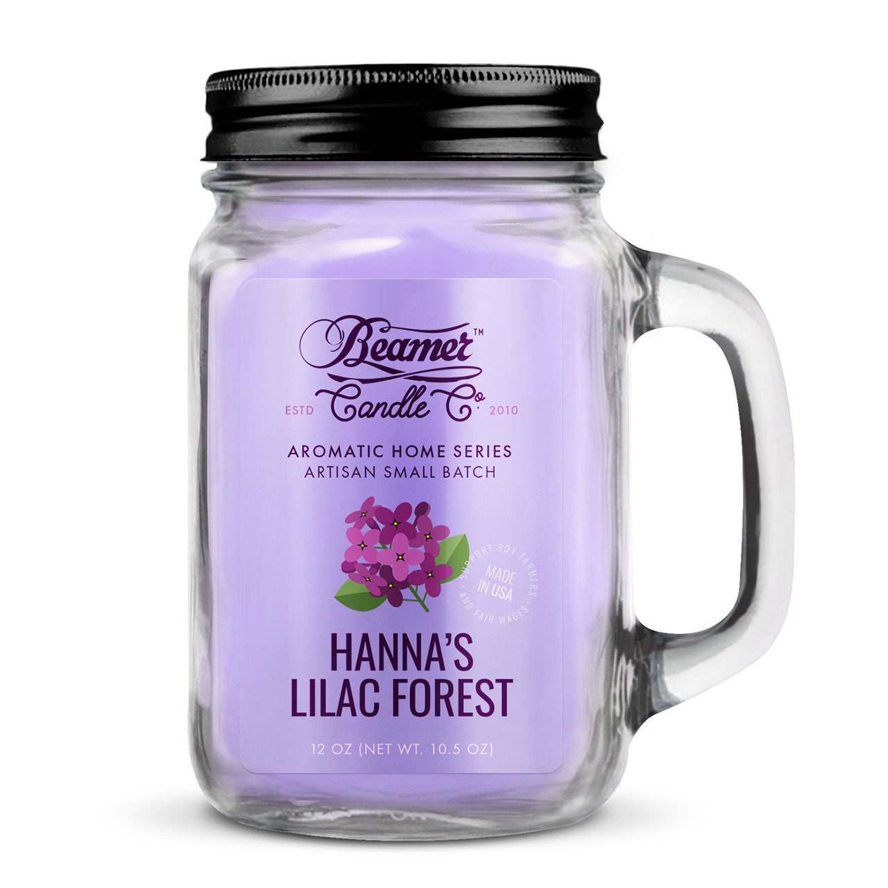 HANNA'S LILAC FOREST - BEAMER CANDLE - SMOKE KILLER COLLECTION
