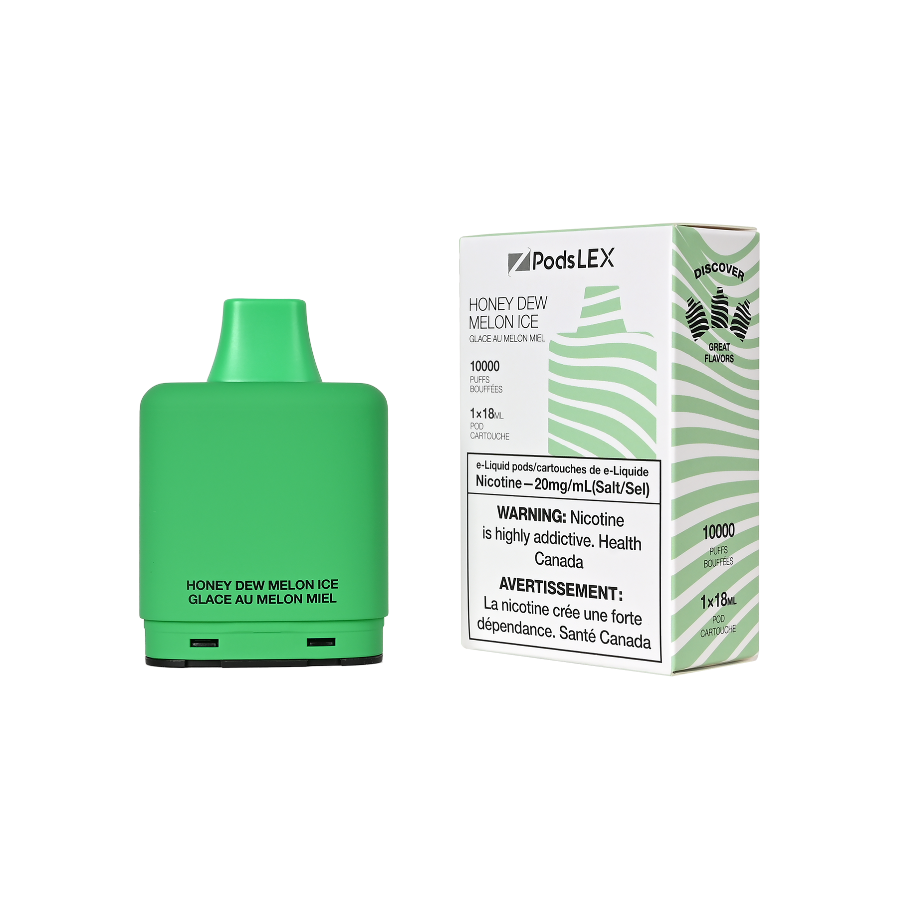 HONEY DEW MELON ICE - ZPODS LEX 10K- 1 PC