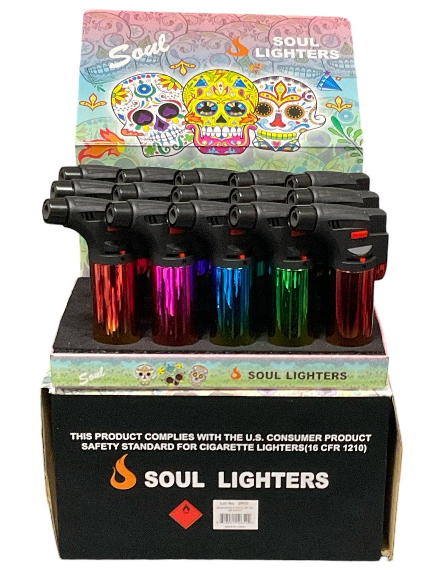 SHINY CHROMES - SOUL LIGHTERS - TORCH - 15CT
