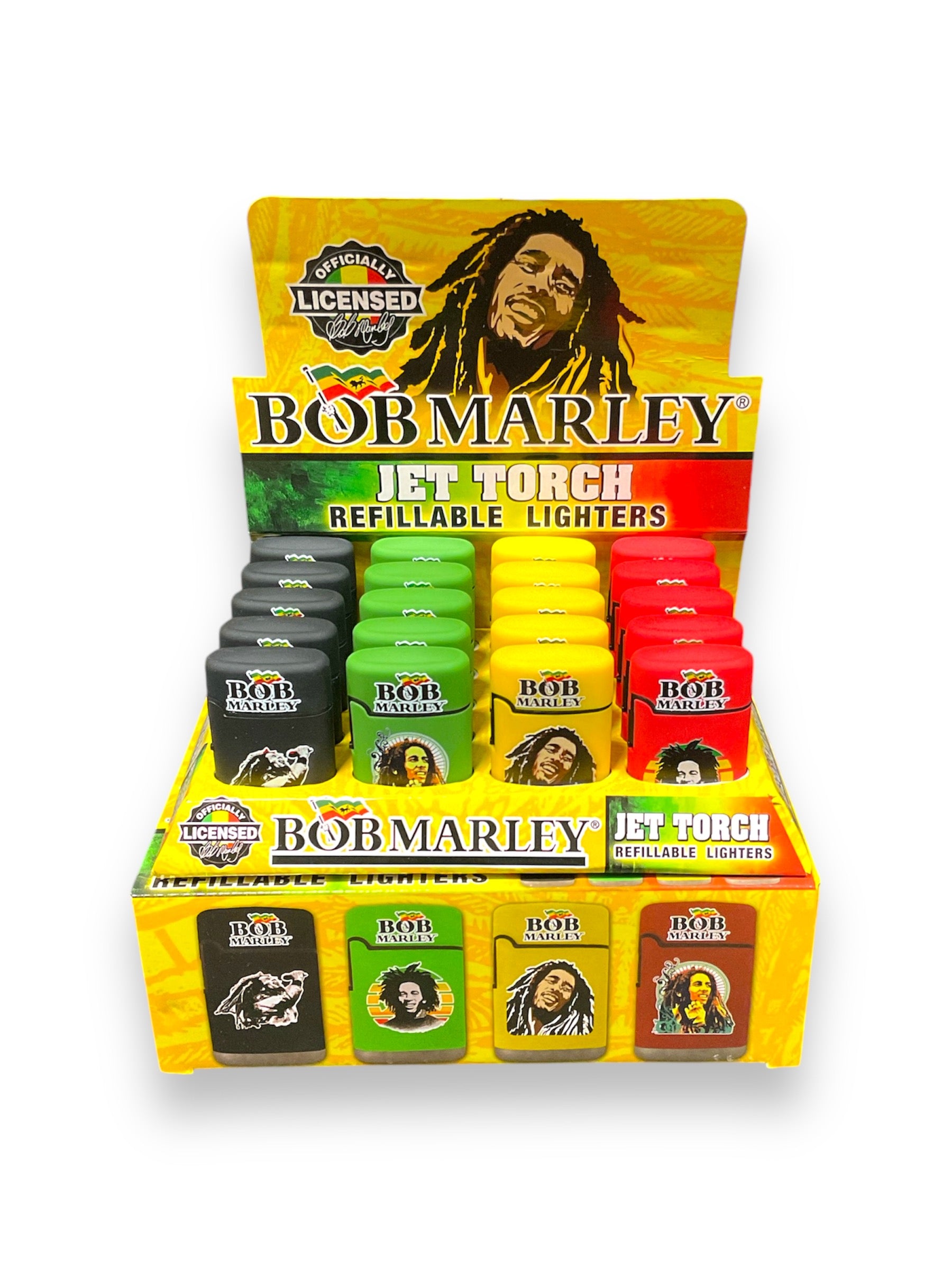 BOB MARLEY - TORCH LIGHTERS - OFFICIALLY LICENSED