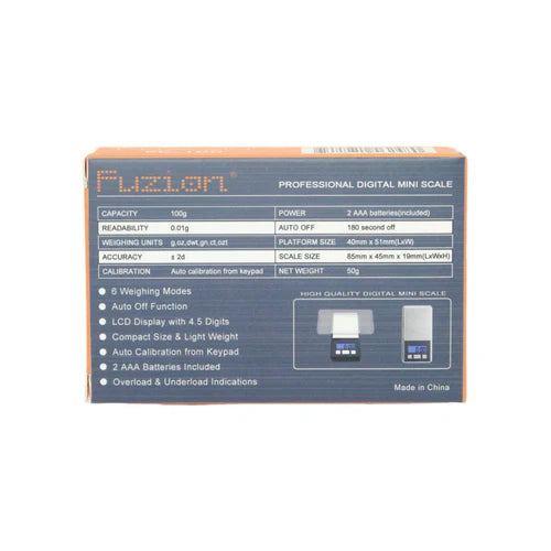 FUZION FE-100 - 100g x 0.01g - Pocket Scale