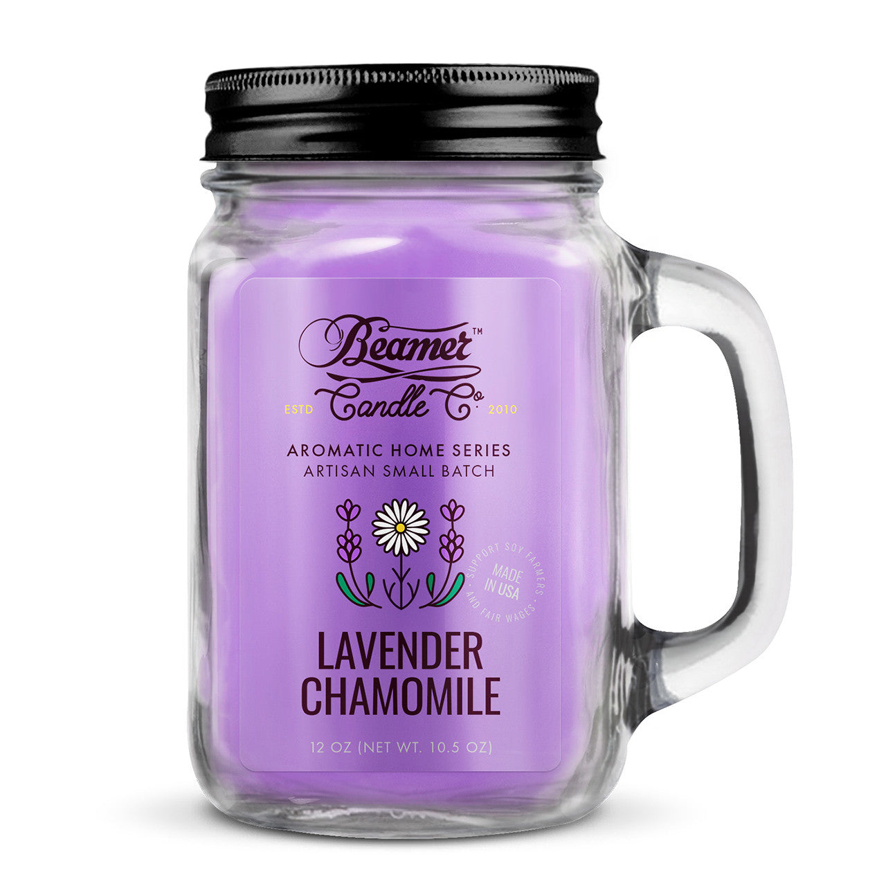 LAVENDER CHAMOMILE - BEAMER CANDLE - SMOKE KILLER COLLECTION