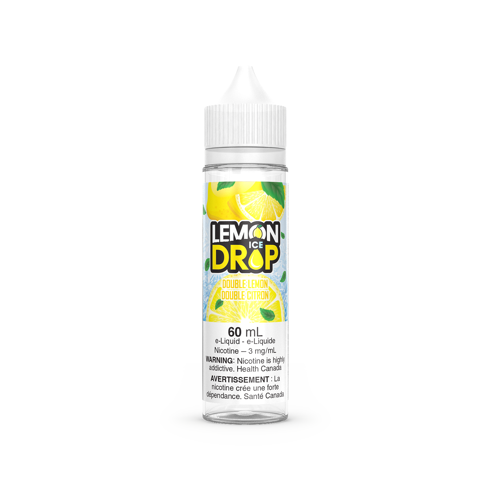 Double Lemon - Lemon Drop ICE - 60ml - FREE BASE - E-Liquid