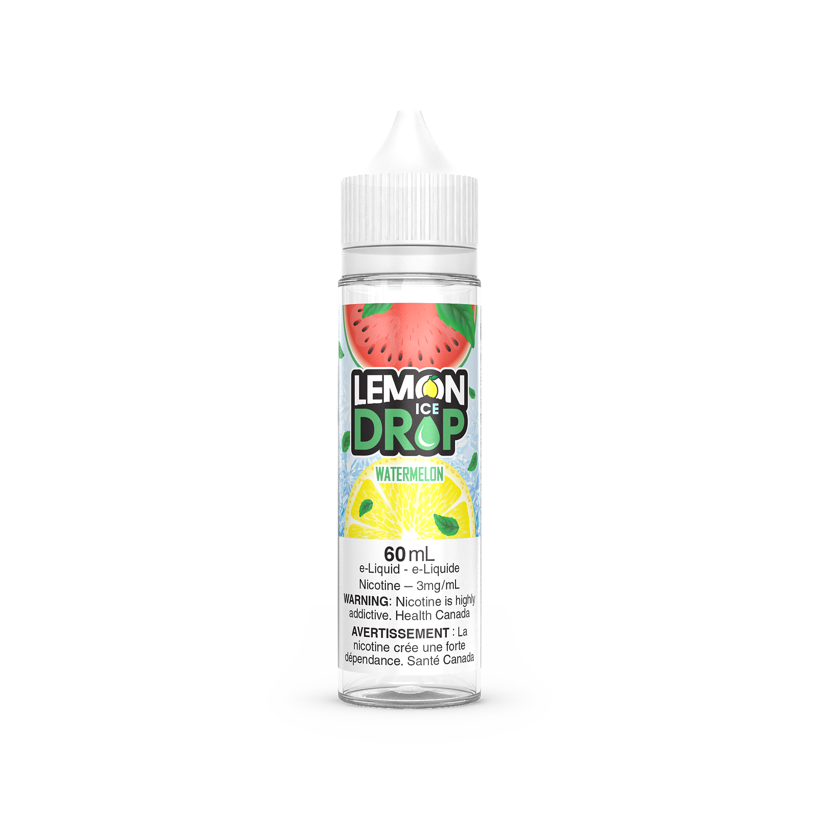 WATERMELON - Lemon Drop ICE - 60ml - FREE BASE - E-Liquid