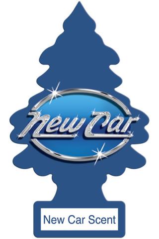 NEW CAR SCENT - LITTLE TREE - AIR FRESHNER - 24ct