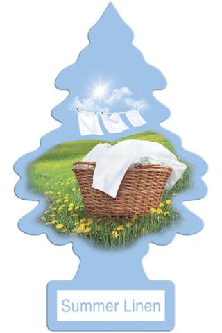 SUMMER LINEN - LITTLE TREE - AIR FRESHNER - 24ct