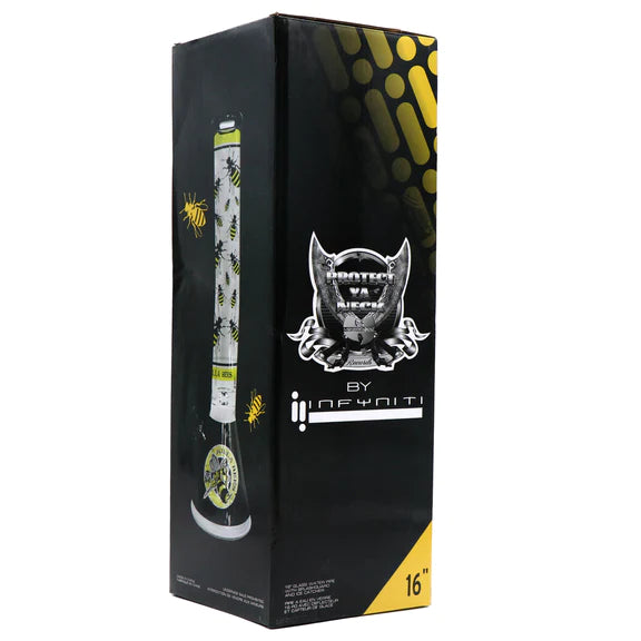 16" PROTECT YA NECK KILLA BEES, TORNADO PINCH WATER PIPE