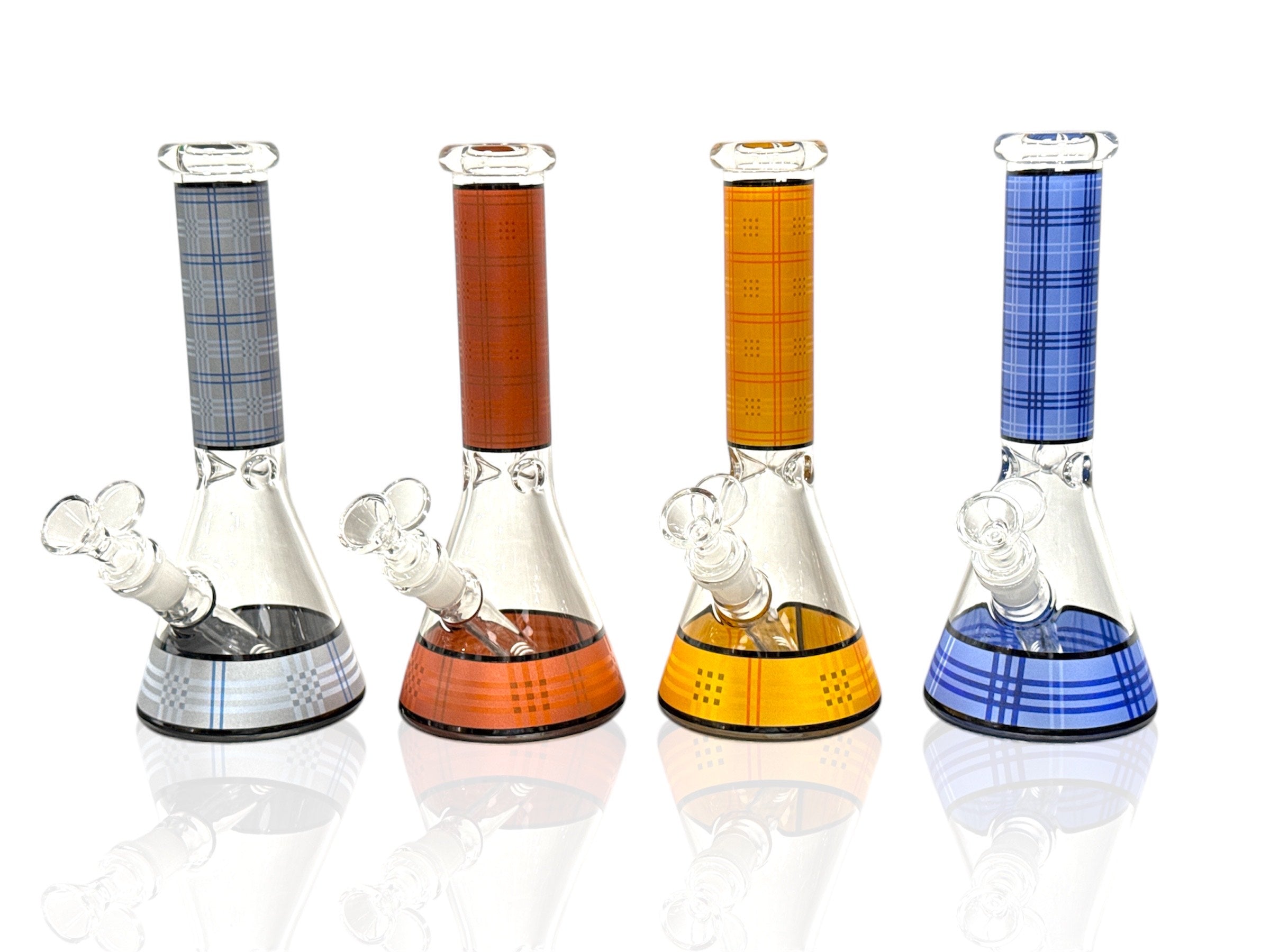 10" - CRS - Glass water pipe