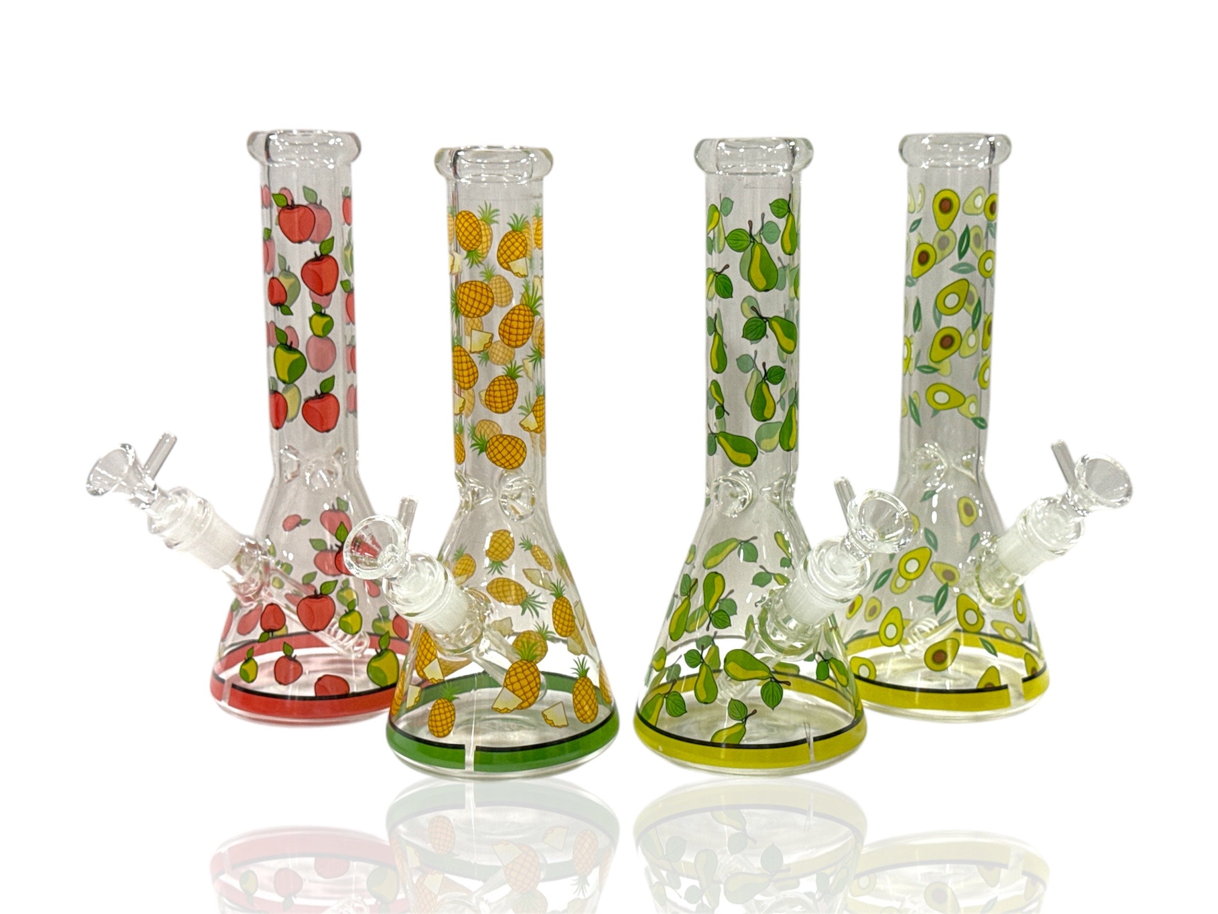 10" - Fruits - Glass water pipe