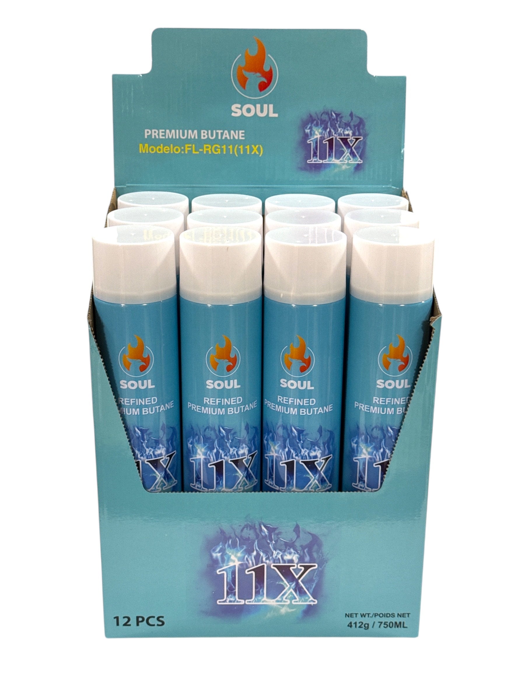 Large Soul Butane - 11X Premium Butane - 12pk