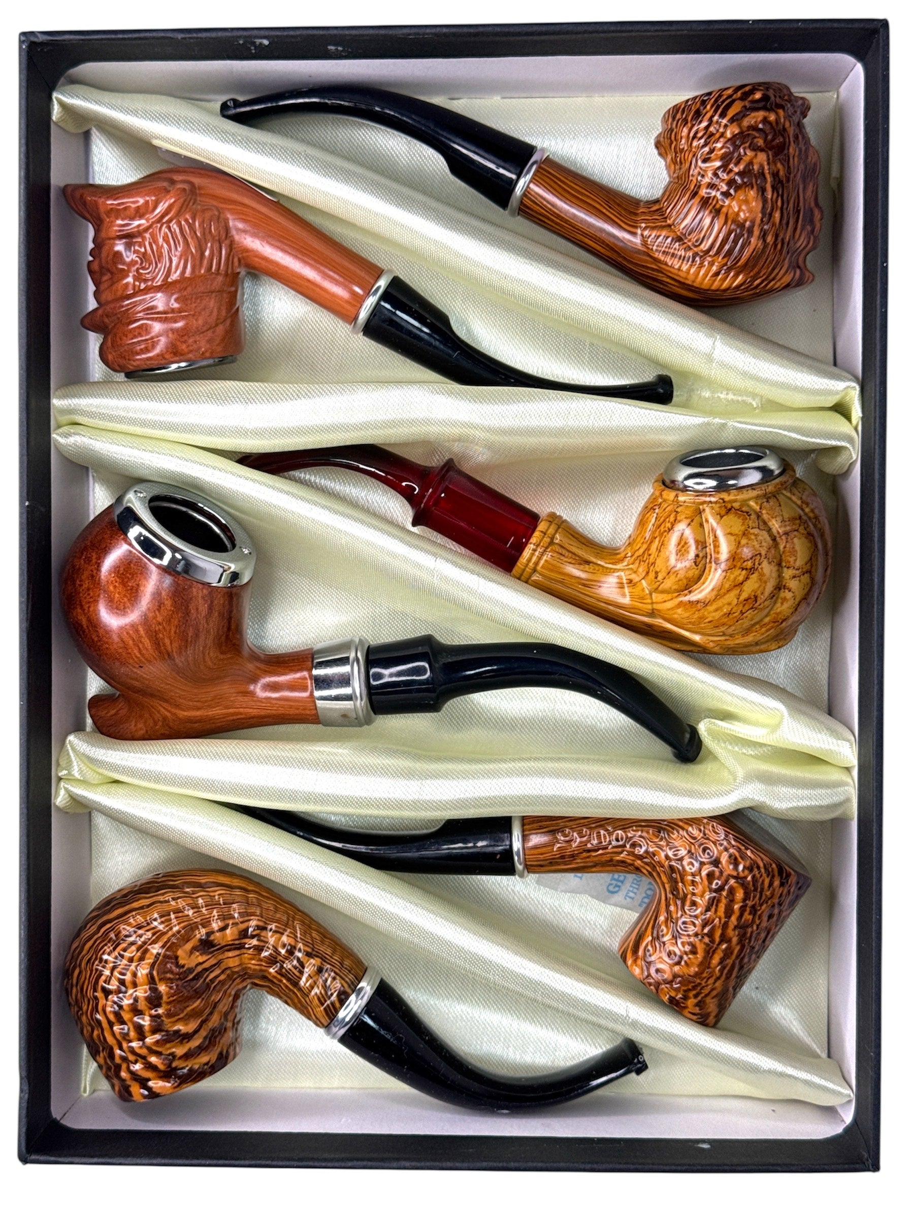 6" Smoking Hand Pipe - Different Designs - 6pk