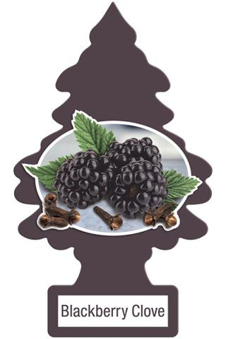 BLACKBERRY CLOVE - LITTLE TREE - AIR FRESHNER - 24ct