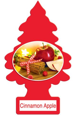 CINNAMON APPLE - LITTLE TREE - AIR FRESHNER - 24ct