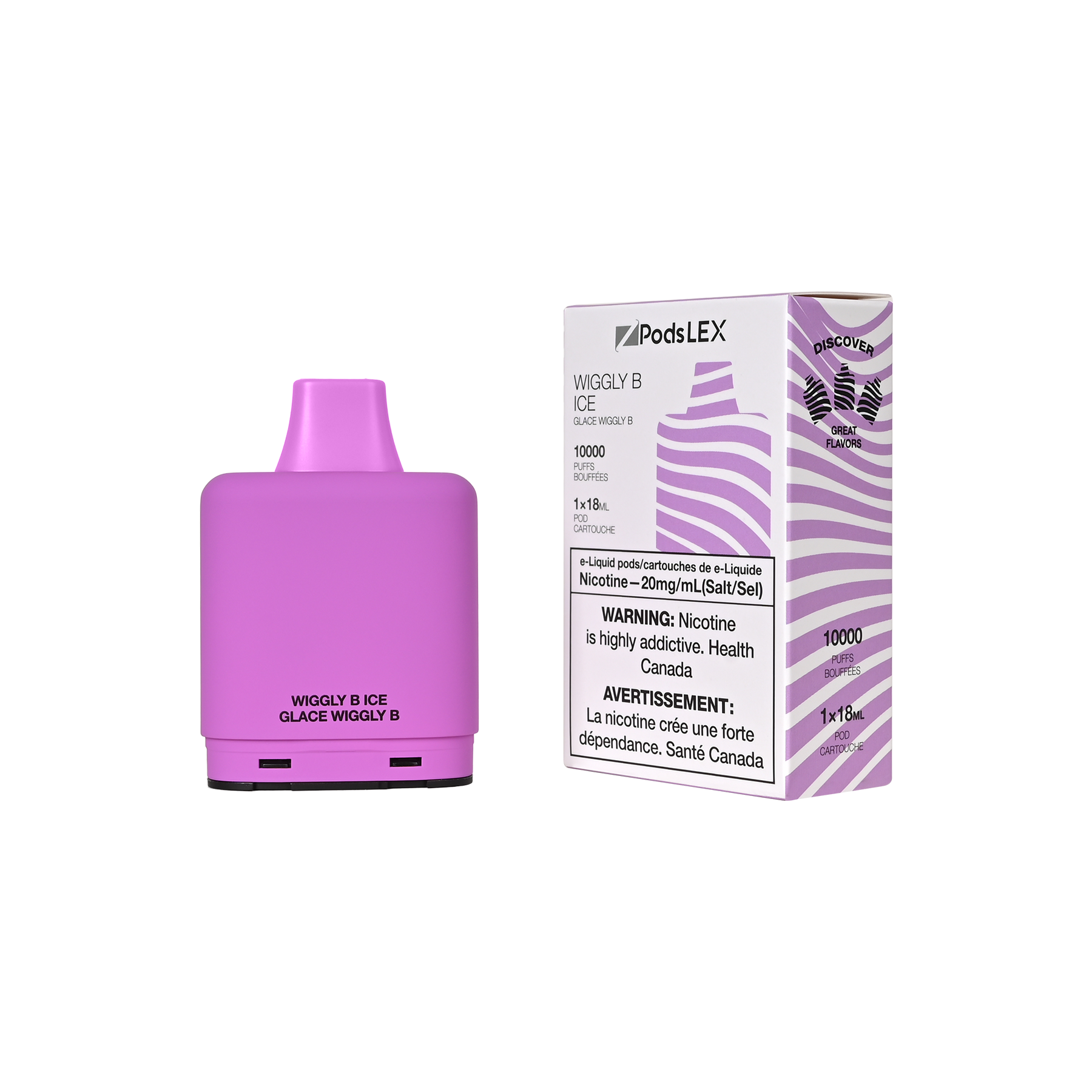 WIGGLY B ICE - ZPODS LEX 10K- 1 PC