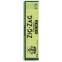 Zig Zag - Organic Hemp King Slim - Papers & Tips - 24ct