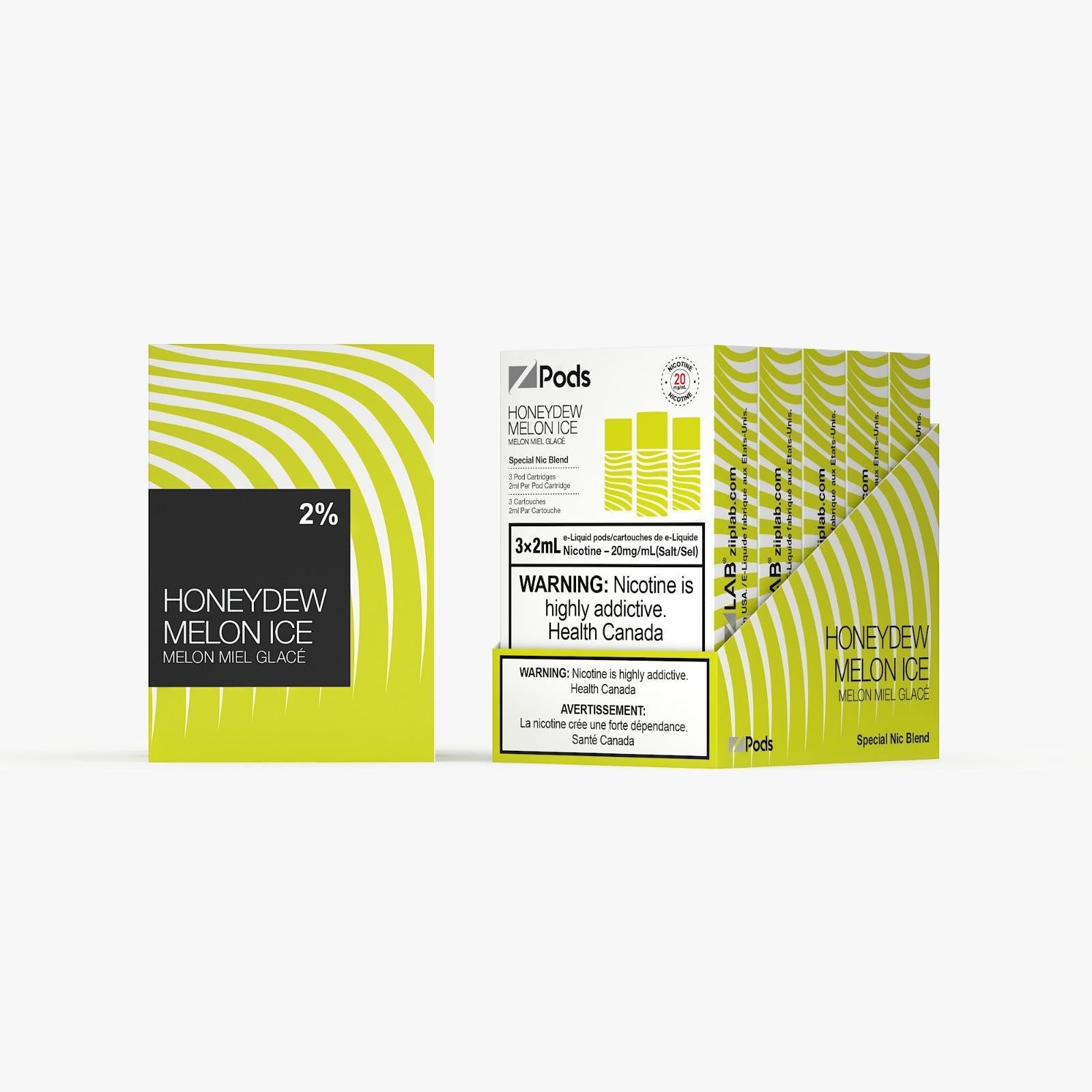 Honeydew Melon Ice - Z Pods Special NIC - 20mg - Premium
