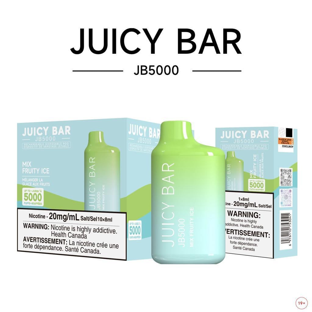 MIX FRUITY ICE - JUICY BAR JB5000 - 10PC/BOX