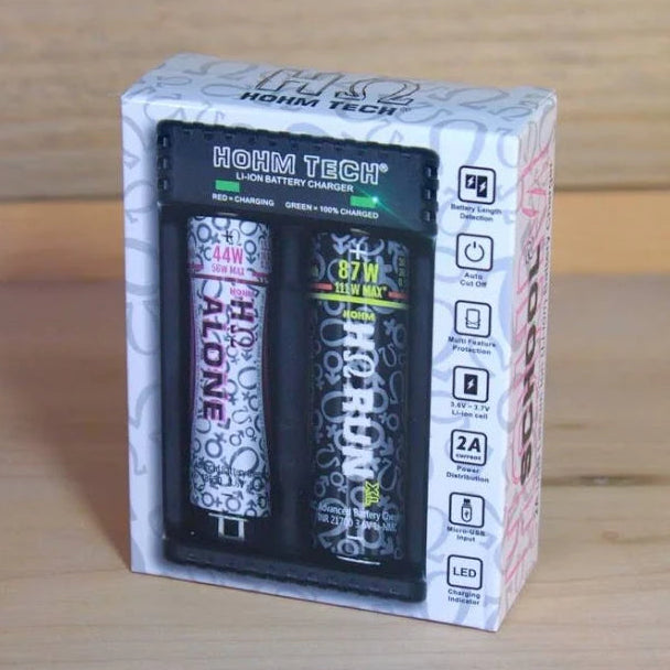 2a Battery Charger Usb Fast 2 Slot Hohm Tech