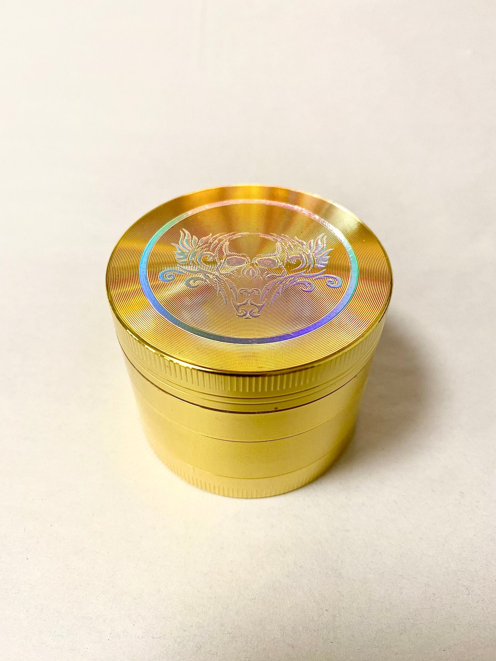 Grinder - Gold Wolf Design - 4 Piece