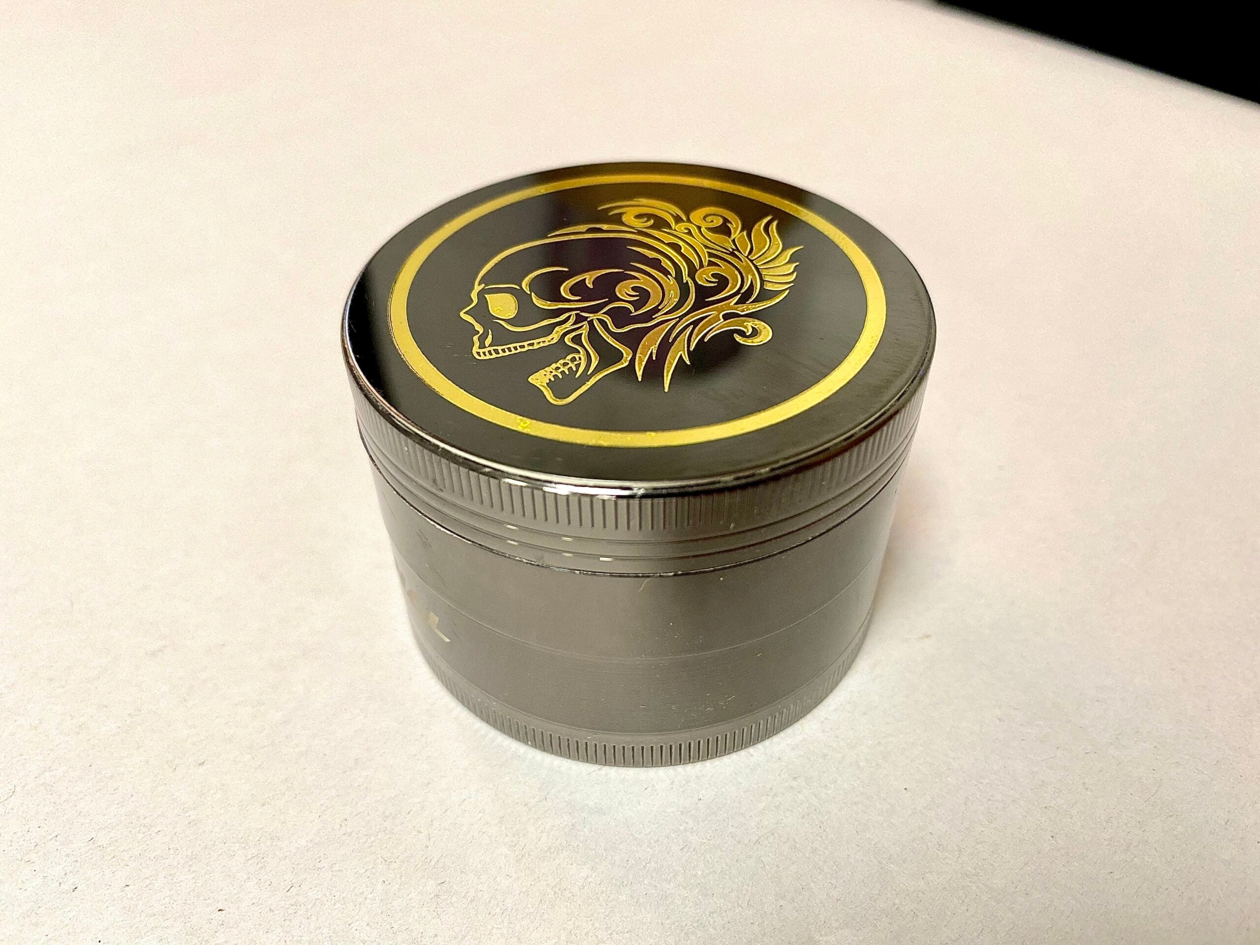 Arsenal Grinder - Gold Skull Design - 4 piece