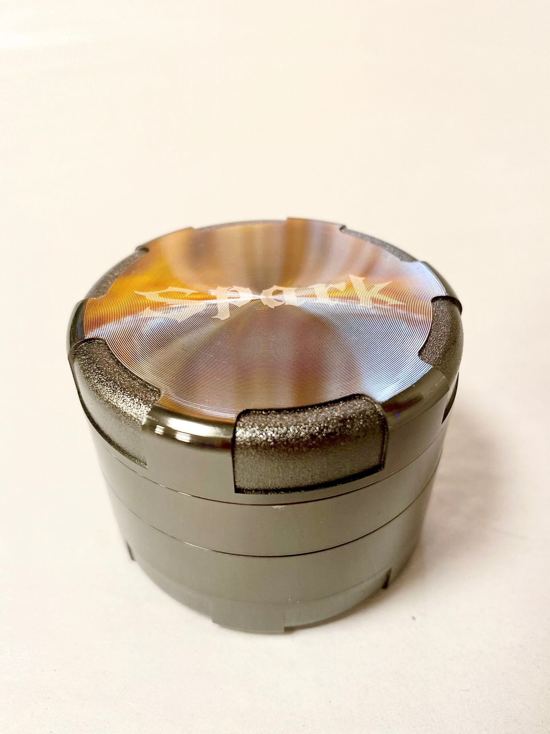 Spark Grinder - Gloss Metal Design - 4 piece