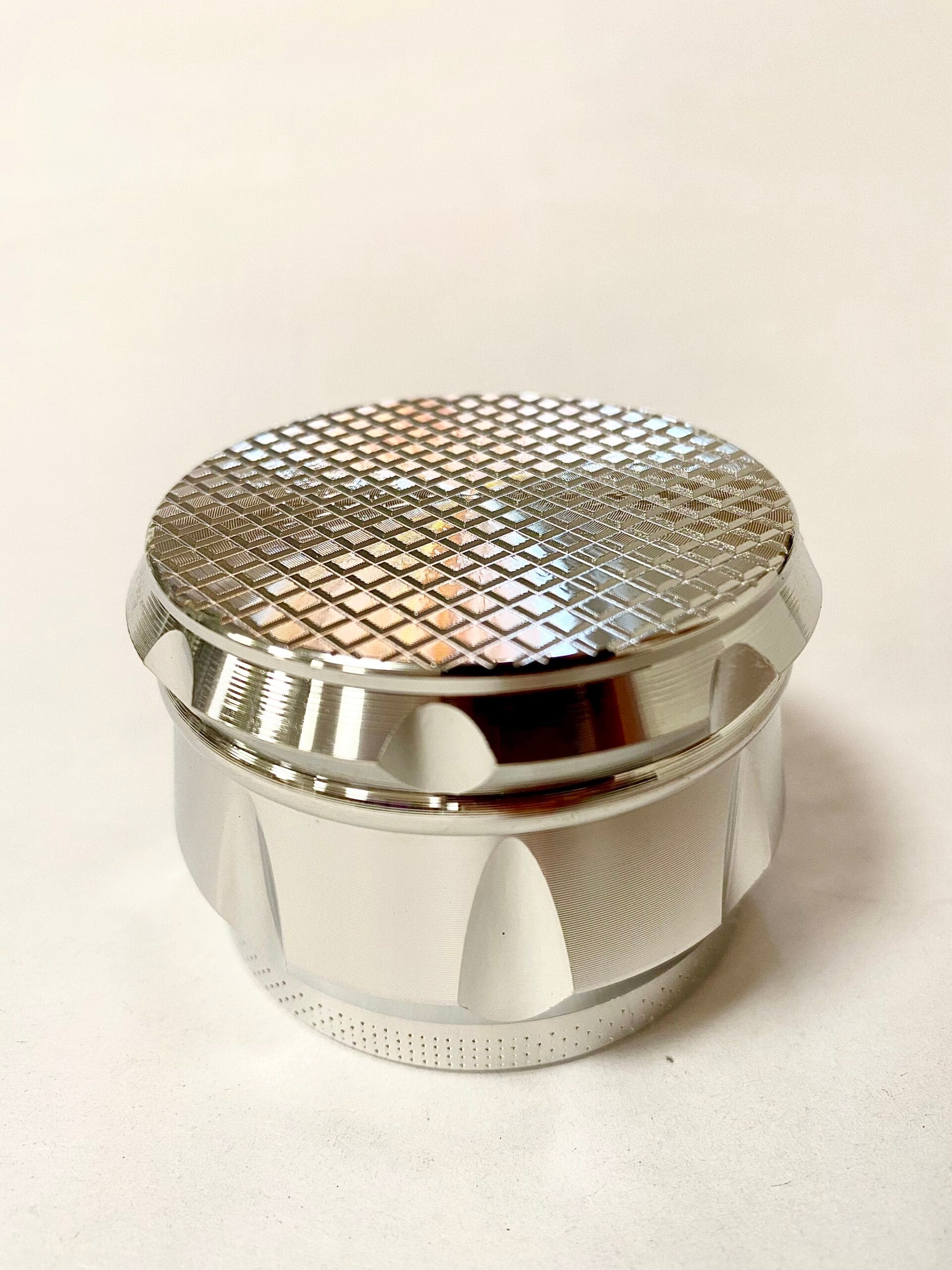 Grinder - Silver Metallic Finish - 4 pieces