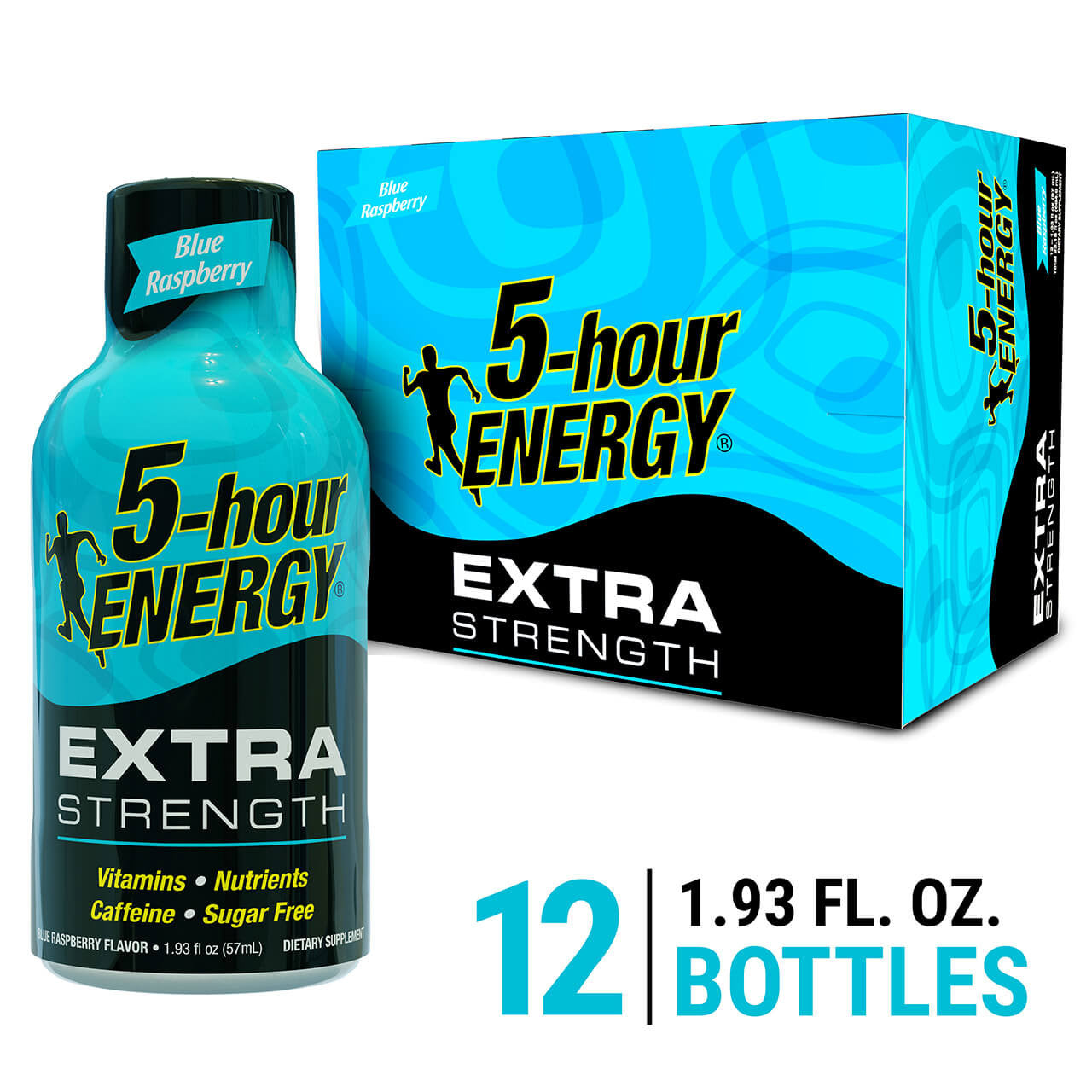 Blue Raspberry Flavor - Extra Strength 5-hour ENERGY® Shots