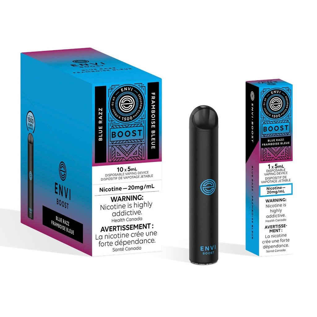 Blue Razz - ENVI BOOST - 20mg - 10pc/carton