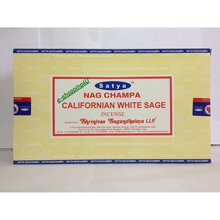SATYA NAG CHAMPA CALIFORNIAN WHITE SAGE INCENSE