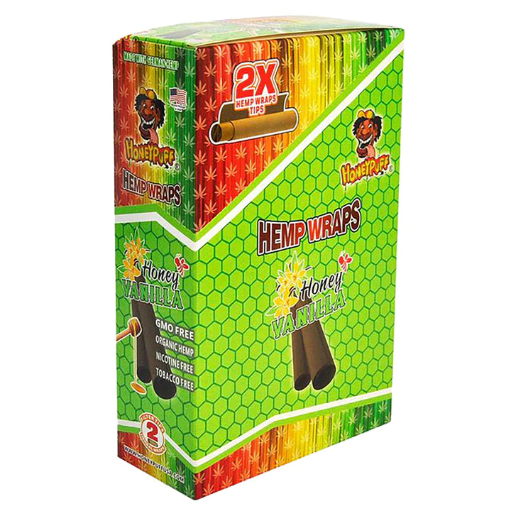 Honey Puff Hemp Wraps - Honey Vanilla