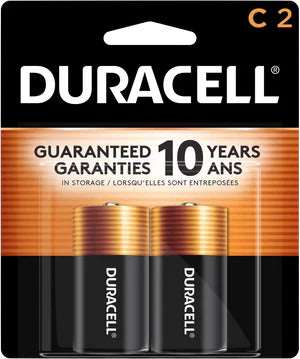 DURACELL - C 2 PACK - BATTERY