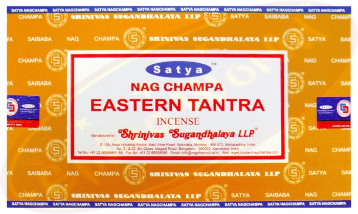 SATYA NAG CHAMPA EASTERN TANTRA INCENSE