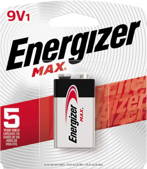 ENERGIZER - 9V 1 PACK - BATTERY