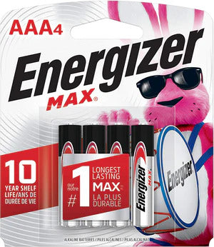 ENERGIZER - AAA 4 PACK - BATTERY