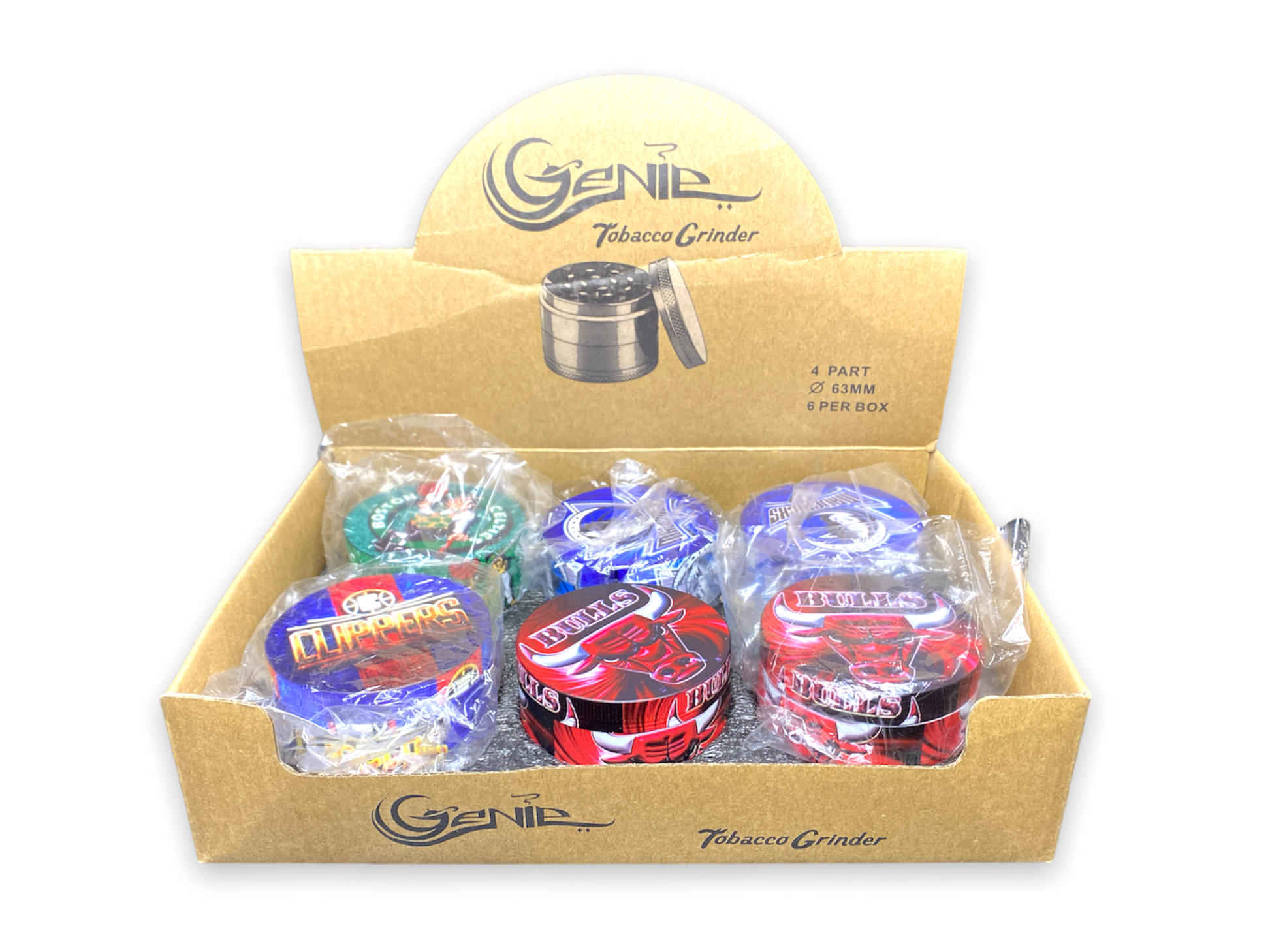 Genie Grinder - Basket Ball Edition - 4 Piece