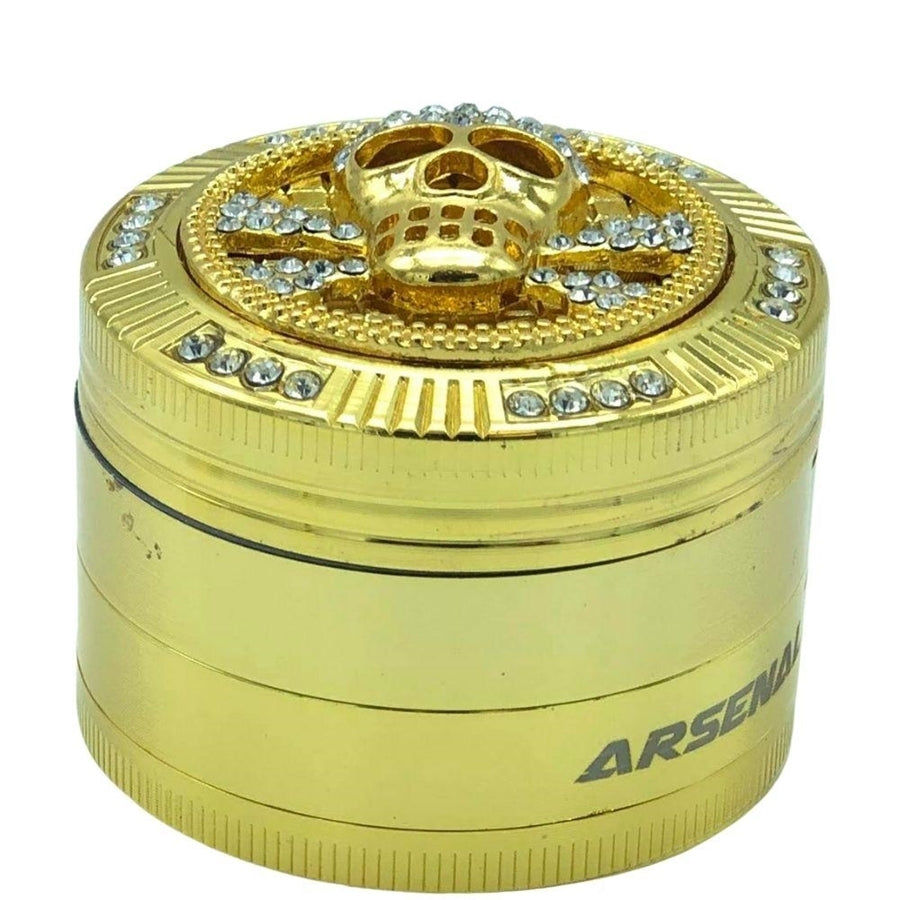 Arsenal - Grinder Gold Encrusted Skull - 52mm 4-Piece