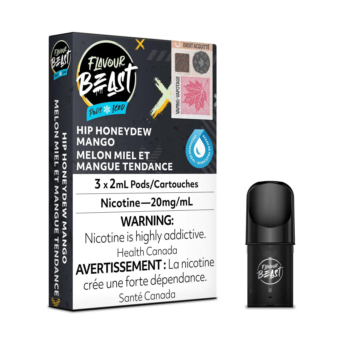 HIP Honeydew Mango - Flavour Beast Pod Pack - 20mg - EXCISED